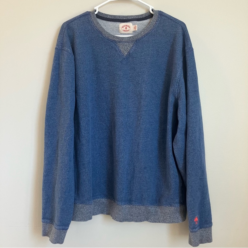 Brooks Brothers Red Fleece Sweater 100% Cotton
